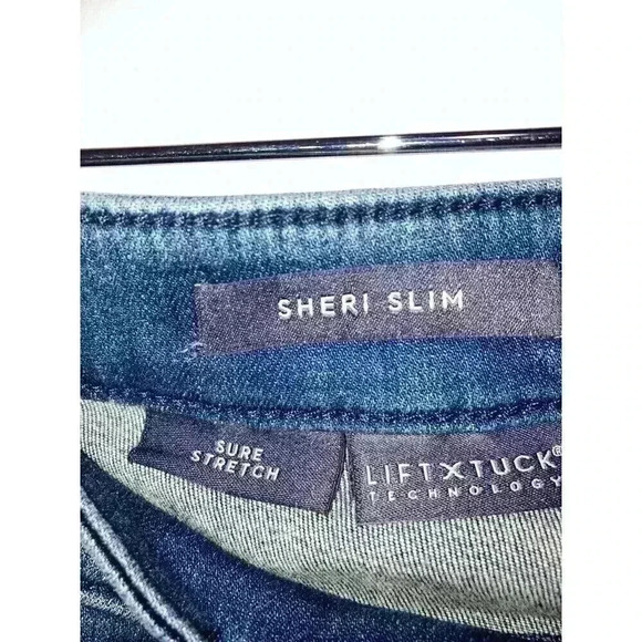 Nydj Sheri Slim Ankle Jean Women's Blue Plus Size 24W - Picture 10 of 11